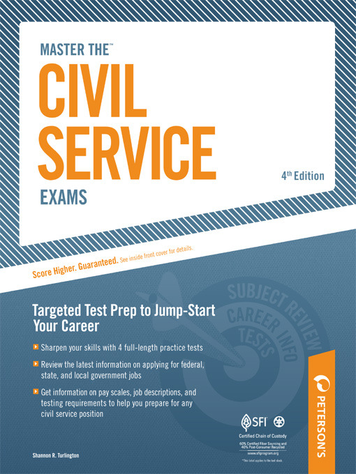 Title details for Master the Civil Service Exams by Peterson's - Wait list